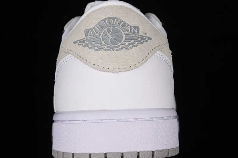 All categories Air Jordan Jordan series basketball shoes Air Jordan 1 Low Air Jordan 1 Low OG AJ1 Joe 1 white and gray color low-top basketball shoes CZ0858-100
